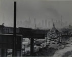 Highway-Baustelle in Queens, 1968