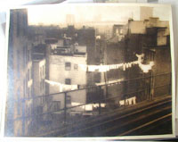 OLD NEW YORK WITH BROOKLYN BRIDGE