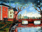 LANDSCHAFT MIT DREHBR&Uuml;CKE